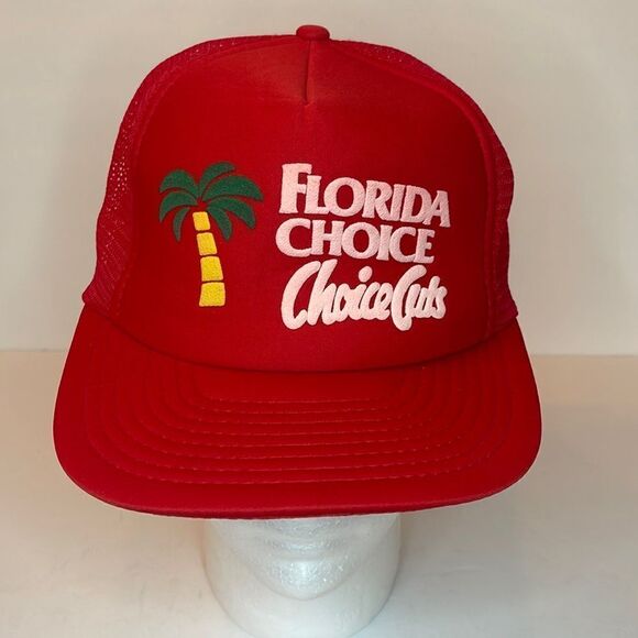 Vintage Foam Mesh Trucker Hat Florida Choice - Picture 7 of 7